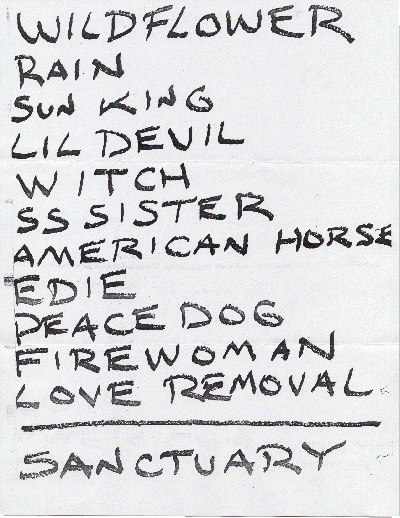 Setlist